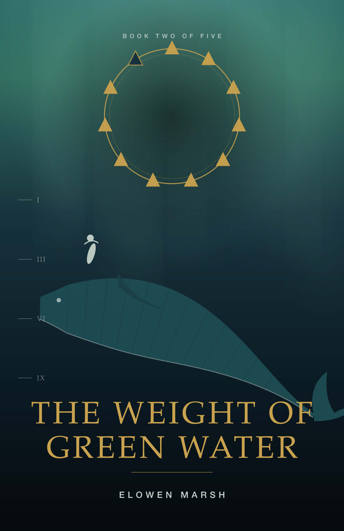 Cover of The Weight of Green Water by Elowen Marsh